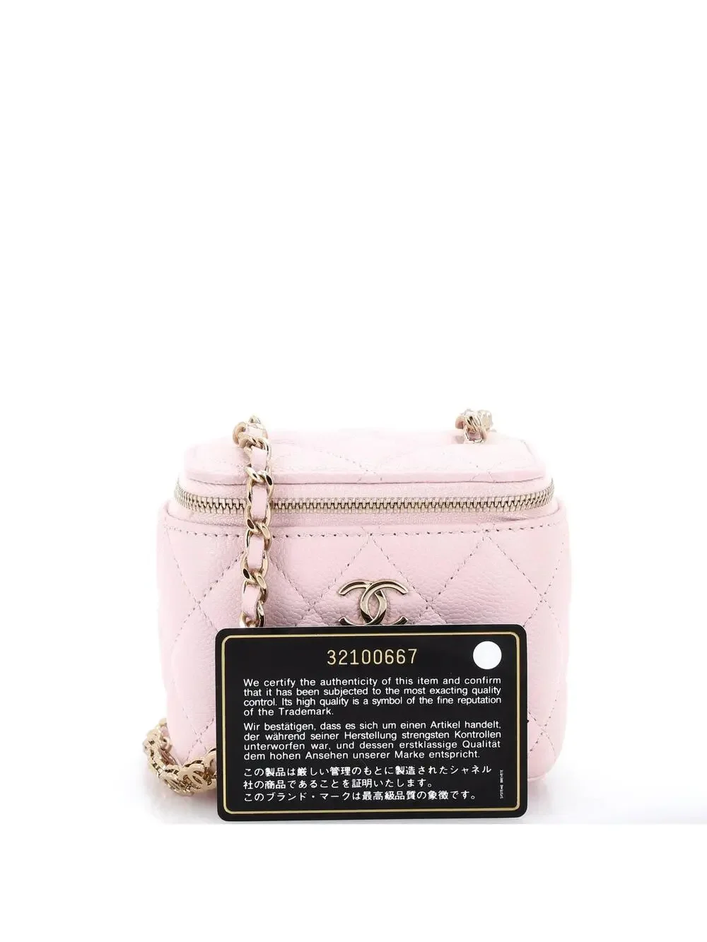Chanel Tiny Cc Link Vanity Case With #260963C37B